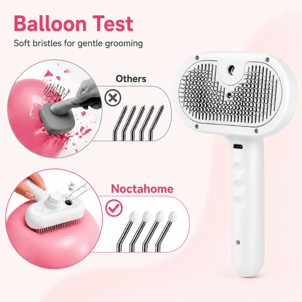 Steam Brush for Cats & Dogs